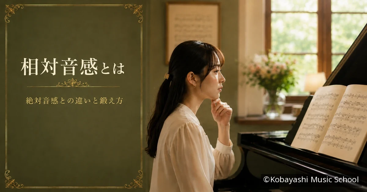 相対音感とは?絶対音感との違いと鍛え方をわかりやすく解説
